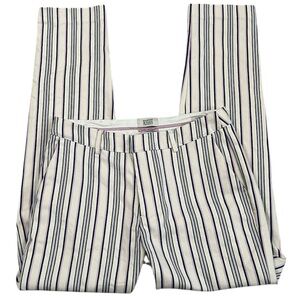 Scotch & Soda Lowry Stripe Tapered Trouser Pants Stretch Cotton Womens 27‎ / 32